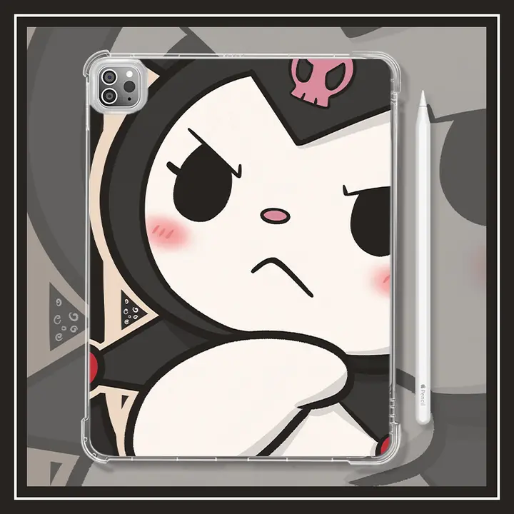 iPad用保護ケース【落下防止・透明・ペンホルダー付き・各モデル対応】