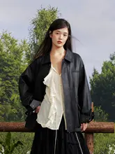 復古風デザインのオイルワックスパーカー【ユニセックス・ジャケット】