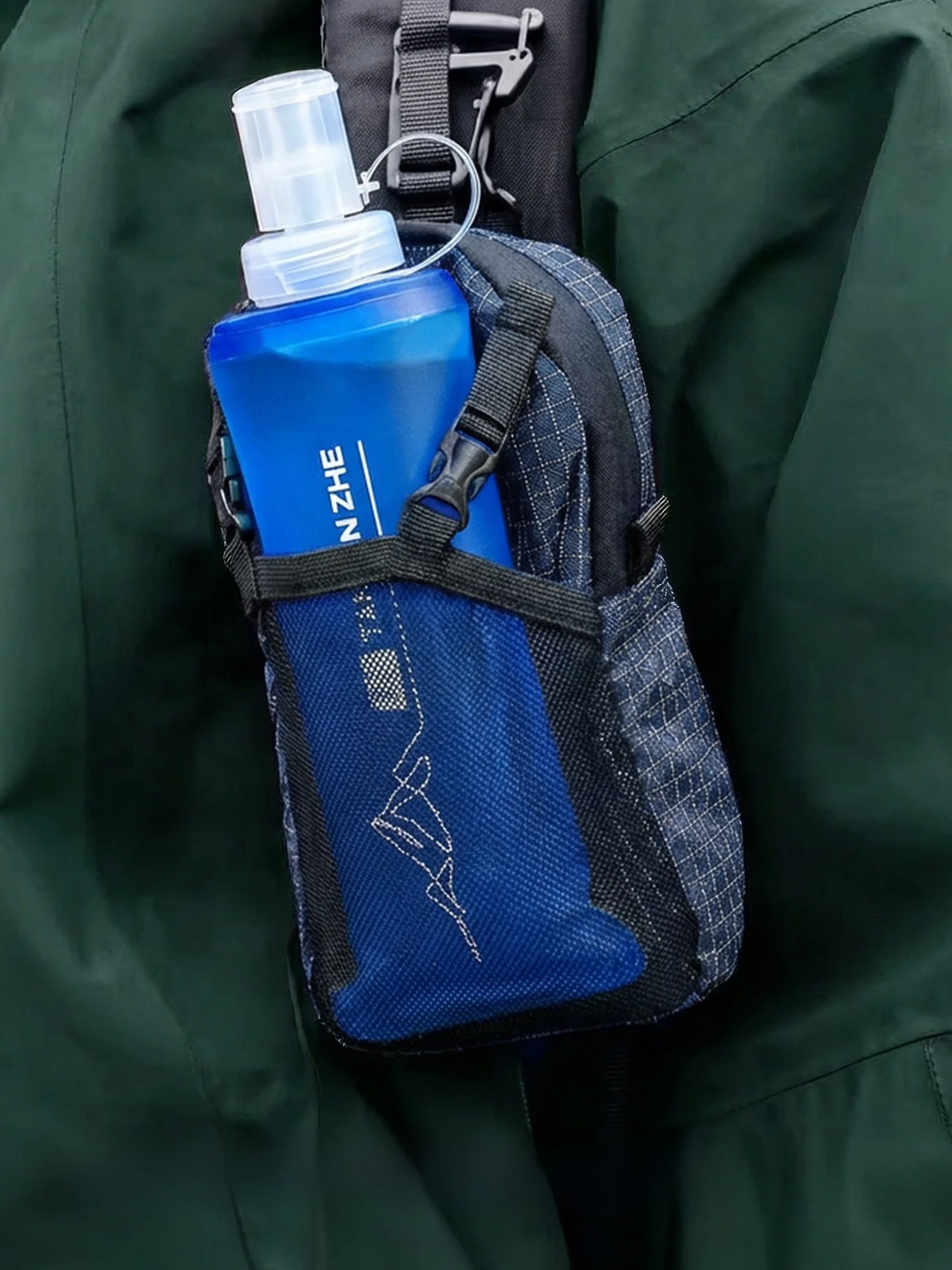 軽量アウトドアショルダーポーチ TAN XIAN ZHE ネイビーブルー：every day carry に最適な拡張ア  クセサリーバッグ