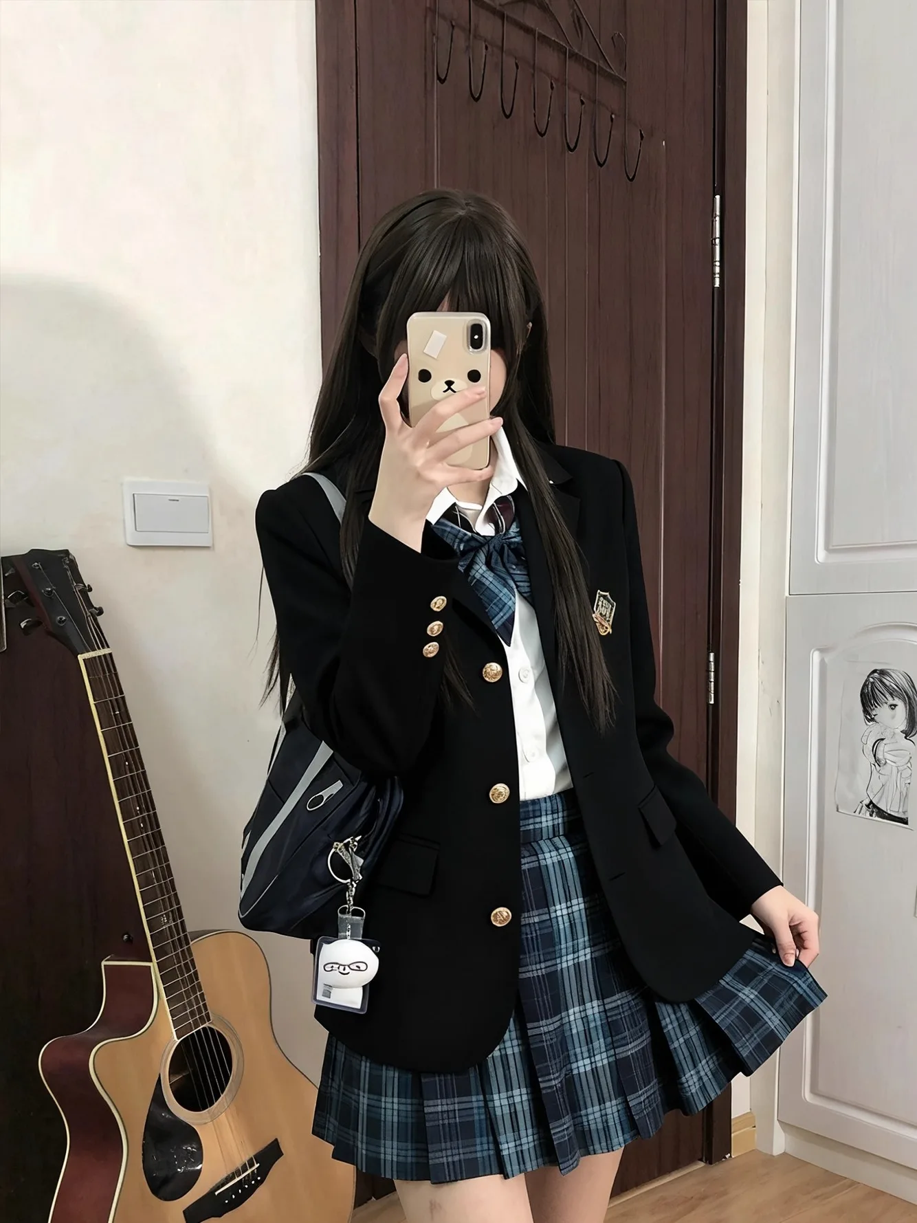 深紺チェックのプリーツスカート【JK制服・学院風】：中学生女子服のデザインと機能性を徹底解説