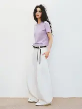 軽やかな天絲棉パンツ【ゆったりシルエット】