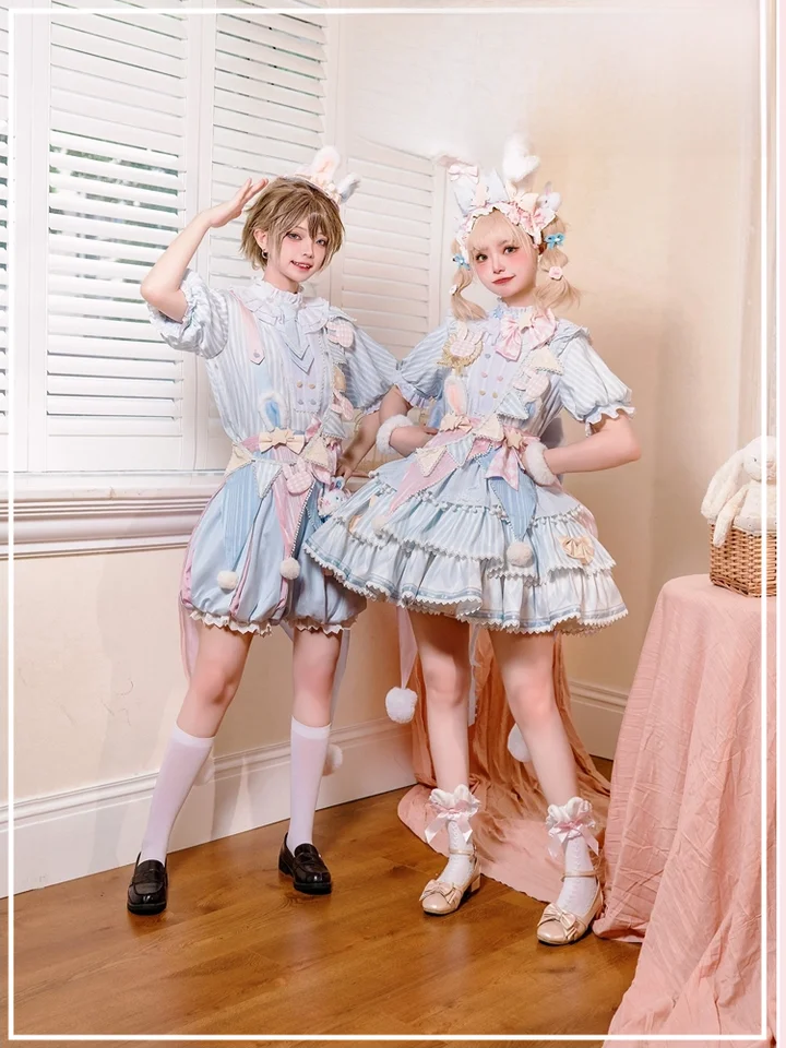 ロリータ ワンピース レディース サー風 王子系 貴族風 オージースタイル