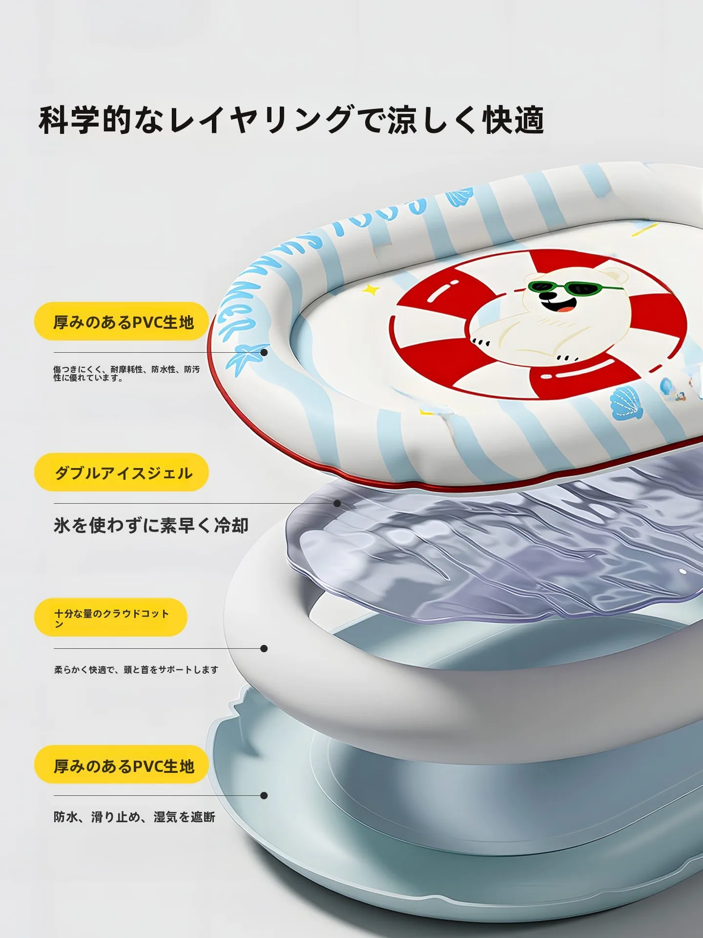 夏の犬用ひんやりベッド：7o/柒哦の冷却マットが提供する実用性と性能