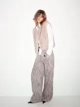 春夏用フェイクレザーとファーのノースリーブベスト【カジュアルデザイン】