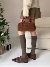 金色のバラ フランス風ビンテージ羊毛シューズ【内増高・暖かいマリージェーン】