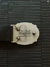 立体デザインの水天使合金牛皮ベルト