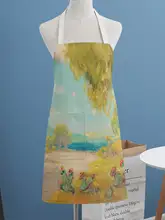 可愛いデザインの男女兼用エプロン【防水・キッチン用・夏用】