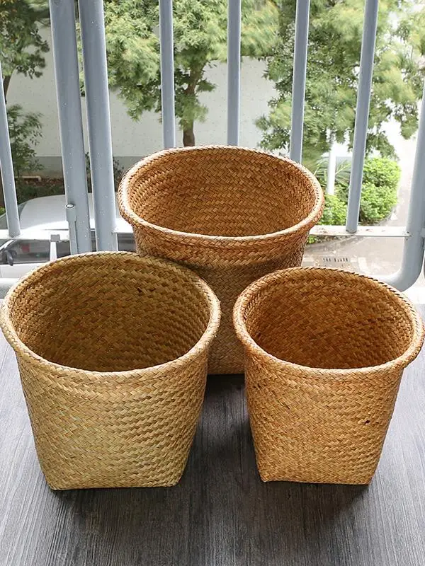 キッチンをスッキリ整理！収納グッズおすすめ｜編み込み鉢の温かみと空間の呼吸