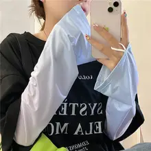 夏用グラデーションカラーの屋外用アームカバー【UVカット・通気性・男女兼用】