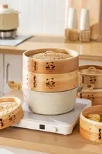 竹製スチーマー【家庭用・食品グレード・包子や小籠包用・複数段ユニット】