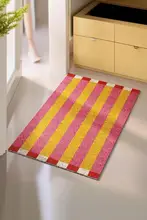 玄関マット コイルマット PVC ポップカラー 耐久性 土足用 ドアマット 「TipToe」