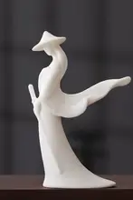 陶磁器製 武侠人物 香立て【中華風・レトロデザイン】