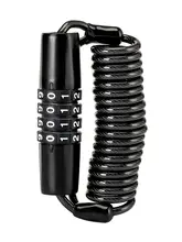 自転車 ヘルメットロック 暗証番号ロック 電動 バイク ヘルメット 防犯ロック ポータブル スチールワイヤーロック