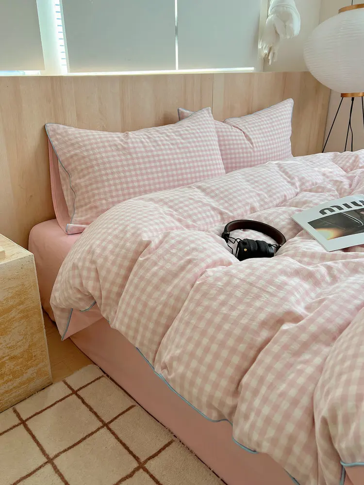 チェック柄の純綿ベッドカバーが1人用睡眠に与える影響