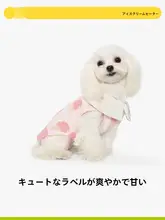 可愛らしいデザインのペット用ニットセーター【犬用・毛が抜けにくい・プリンセス風】（セットアップ対応）