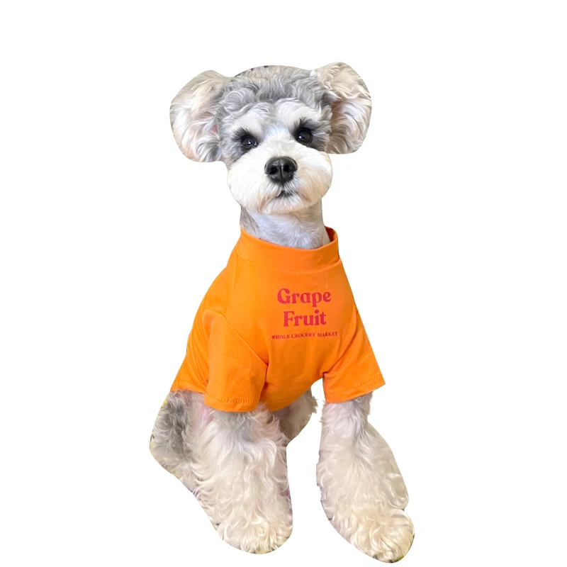 シュナウザーミックス用夏用薄手服：小型犬の快適な外出を実現