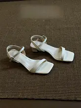 牛革製 ワンストラップ アウトドア サンダル【オープントゥ・女性用・夏用・ヒール高】
