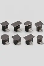 シンプルデザインの3in1棚支持金具【家具用・キャビネット・クローゼット対応】
