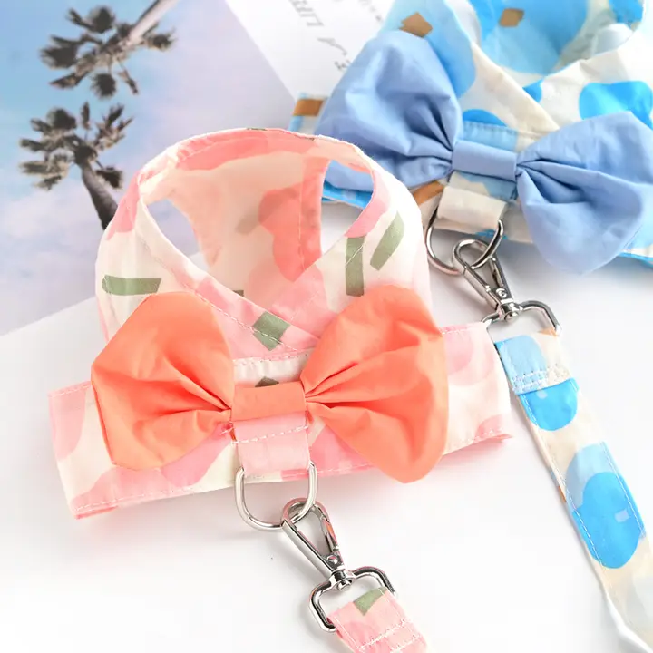 ペット服 小型犬 胸ハーネス 夏用