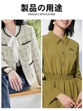 金属製山茶花デザインのボタン【立体花・パール装飾・ファッションアクセント】