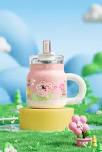 Relea 大容量保温マグカップ【ストロー付き・女性向け・泡茶やアイスドリンクに最適】