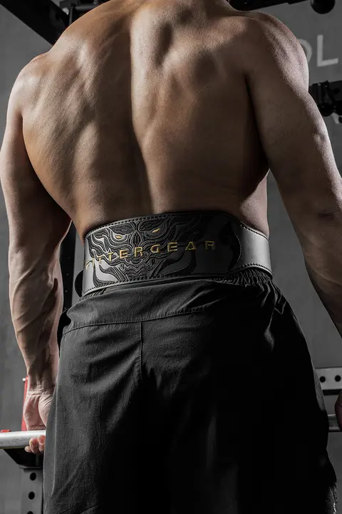 FITTERGEAR 牛革製 トレーニング用腰サポートベルト【男性・女性対応・スクワット・デッドリフト用】