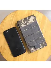 アウトドア用モール式携帯電話バッグ【カード収納・タクティカルデザイン・男性用】
