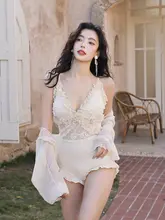 女性用レースビキニカバーアップ【セクシー・リゾートスタイル・温泉用】（セットアップ対応）