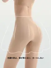 女性用インナーシームレスレギンス【光を通さず安心・夏用・超柔軟・アイスシルク】