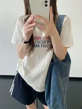 半袖Tシャツ レディース コットン100% クルーネック ゆったり 正肩 着回し ふんわり