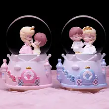 プリンセスクリスタルボール音楽ボックス【南瓜の馬車デザイン・ギフトに最適】