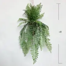 フェイクシダ植物 天井吊りボール インテリア装飾 植物壁景用 家庭用飾り 偽花アート