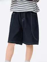 子供用アンティークスタイルデニムショートパンツ【カジュアル・通気性・ゆったりフィット】