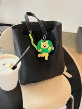 可愛いアップルベアのキーホルダー【クリスマスギフト・飾り用】