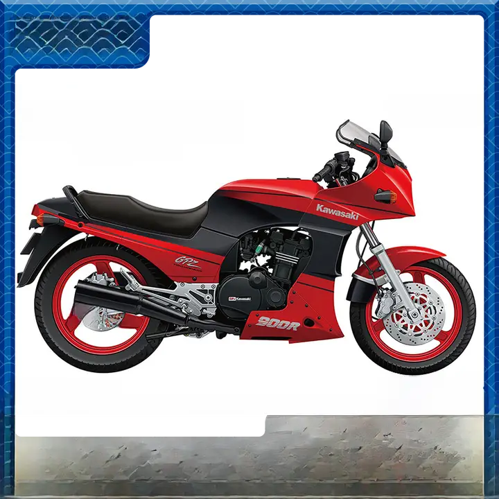 1/12スケール 川崎ZX900A GPZ900R忍者モデル【タムパーツ付き・完成品】