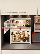 透明アクリル製のフィギュアディスプレイラック【ホコリ防止・デスクトップ装飾用】