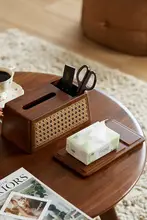 高級感漂う 多機能ティッシュボックス【デスク用・家庭用・おしゃれな収納】