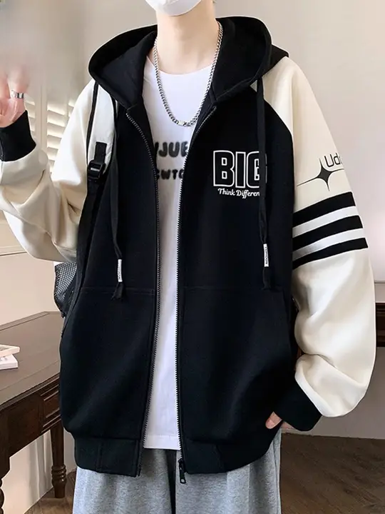 春秋用トレンドパーカー【メンズ・カーディガン・中学生向け】