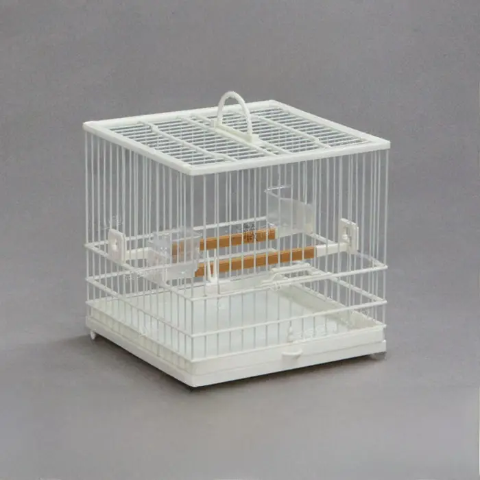 鳥かご 新作 使用シーン プラスチックスチール素材 引き出し式デザイン 入浴用ケージ