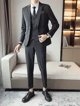 スマートカジュアル メンズスーツ【シンプルデザイン・ビジネス・結婚式用】（セットアップ対応）
