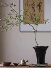 侘寂風オイルペインティング陶器花盆【ビンテージ感・カラフル】