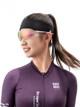 偏光変色サングラス【男女兼用・フレームレス・スポーツ・防風・自転車用】
