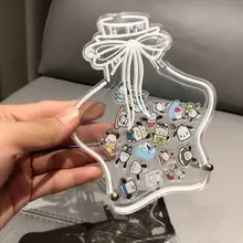星形の透明アクリルフレームウィッシュボトル【デスク飾り・DIY関連】