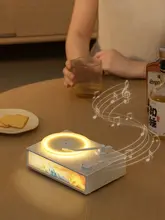 高級感あるライトアートBluetoothスピーカー【回転式・香り拡散機能】