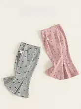 フレアパンツ キッズ ガールズ 蝶結び ヴィンテージ おしゃれ 秋
