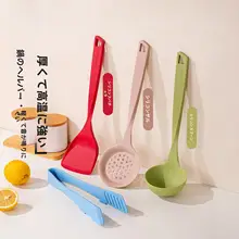 耐熱シリコン製のフライ返し＆お玉【非粘着加工・食品グレード・調理用】