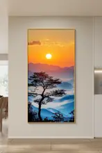 玄関用アートパネル【現代的なシンプルスタイル・松のデザイン】