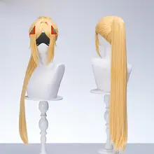 金色分体のコスプレ用ウィッグ【絶区零・長さ80センチ・トリガーデザイン】（セットアップ対応）