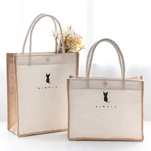 エコバッグ トートバッグ レディース コットンリネン 折りたたみ コンパクト 大容量 ナチュラル 通学 お買い物