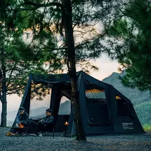goout springhill 春山のポンライ4人用インフレータブルテント【防水・天窓付き・アウトドアキャンプ用】（セットアップ対応）